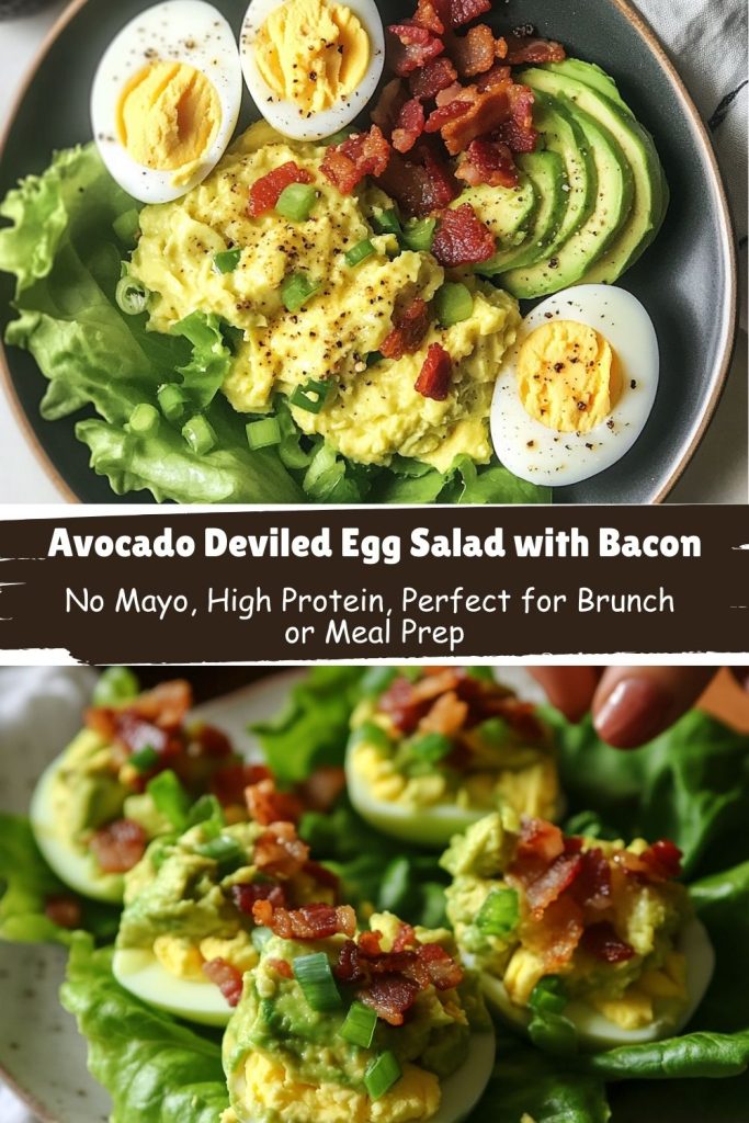 Avocado Deviled Egg Salad