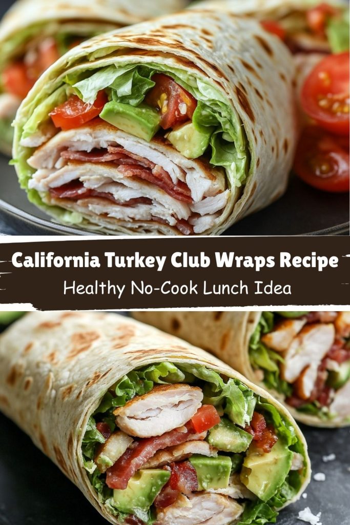 California Turkey Club Wraps