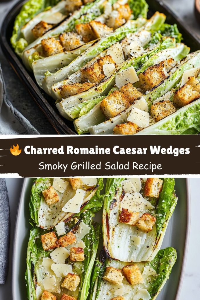 Charred Romaine Caesar Wedges