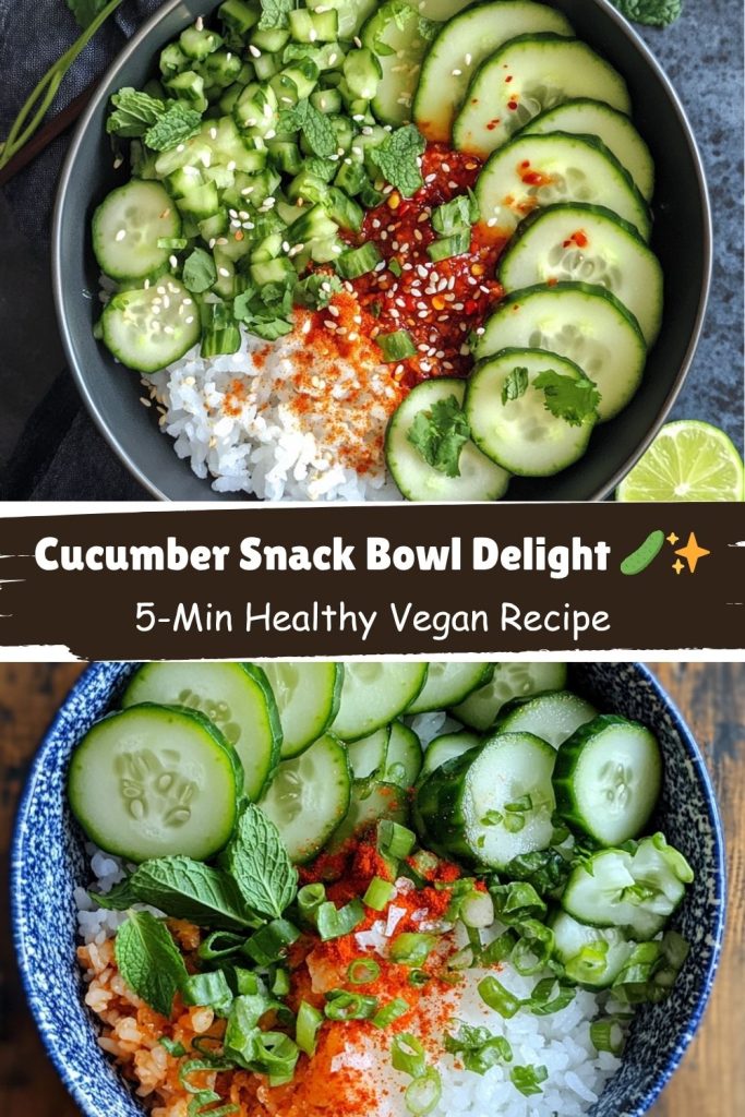 Cucumber Snack Bowl