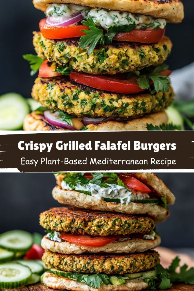Grilled Falafel Burgers