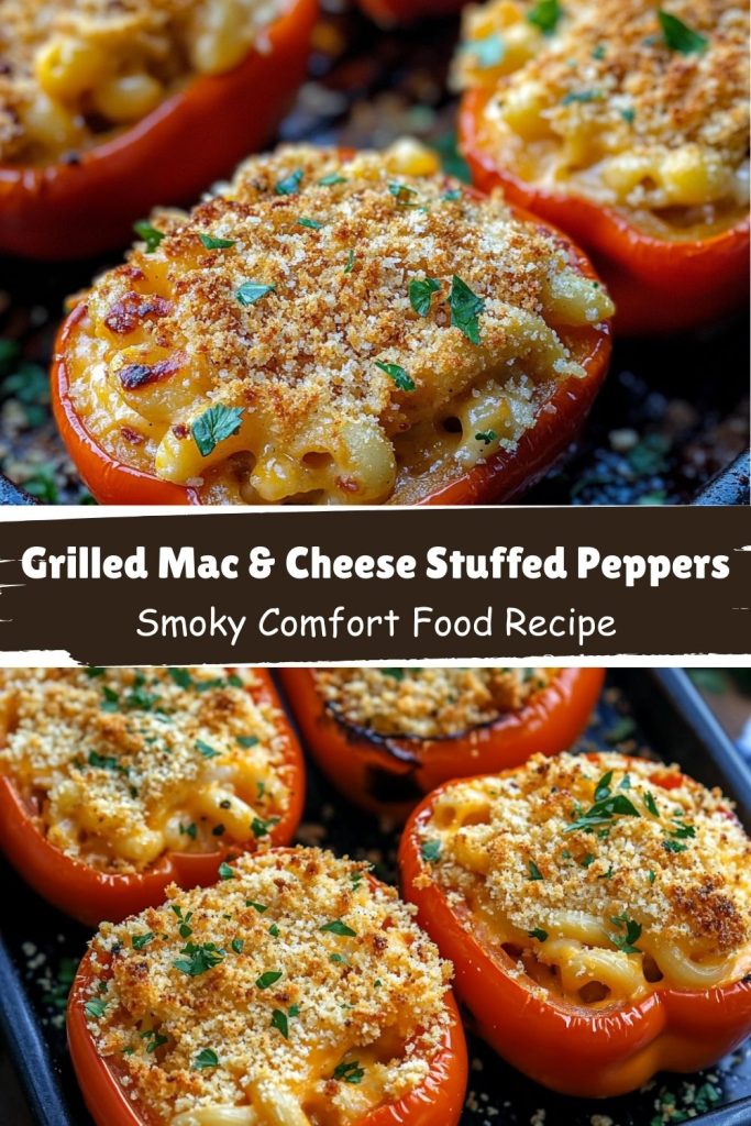 Grilled Mac & Cheese Stuffed Peppers