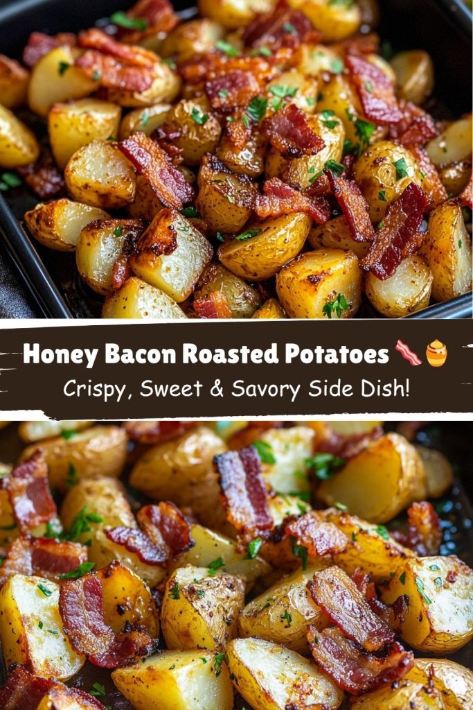 Honey Bacon Roasted Potatoes