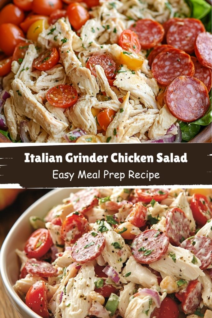 Italian Grinder Chicken Salad