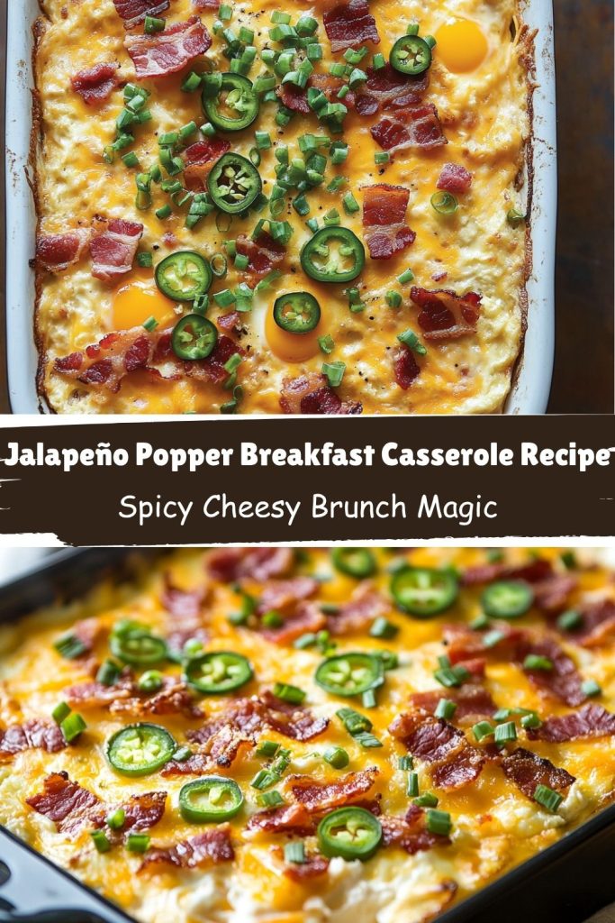 Jalapeño Popper Breakfast Casserole
