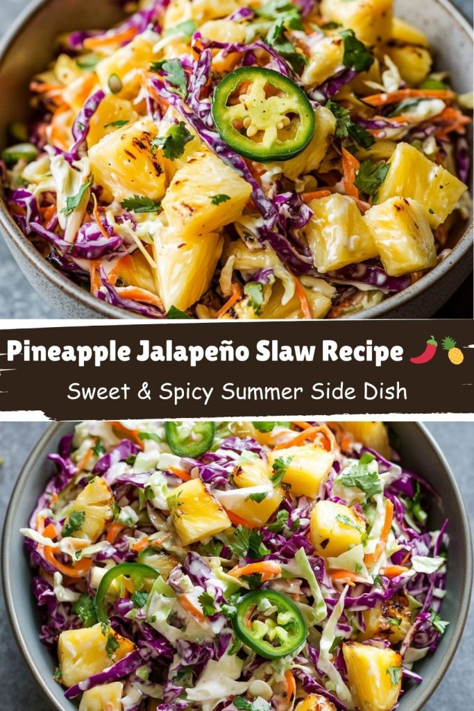 Pineapple Jalapeño Slaw