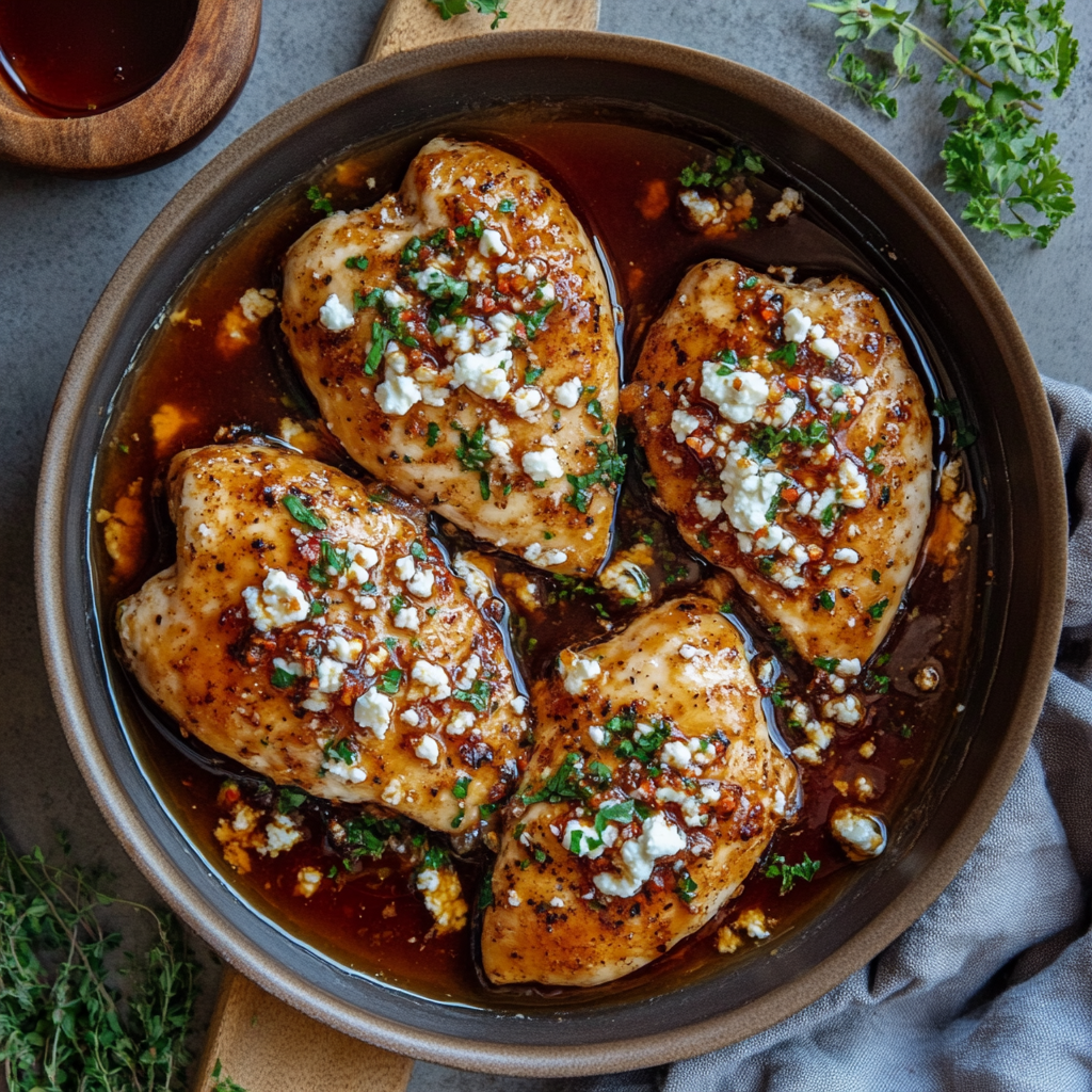 Hot Honey Feta Chicken Delight