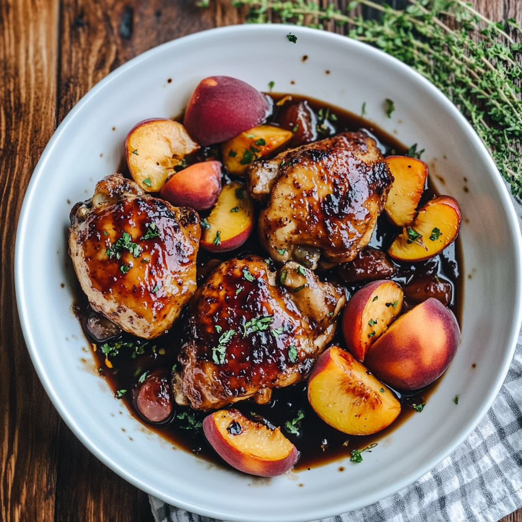 Peach Balsamic Chicken
