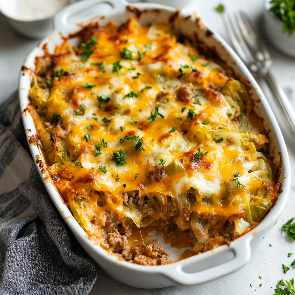 Keto Cabbage Casserole