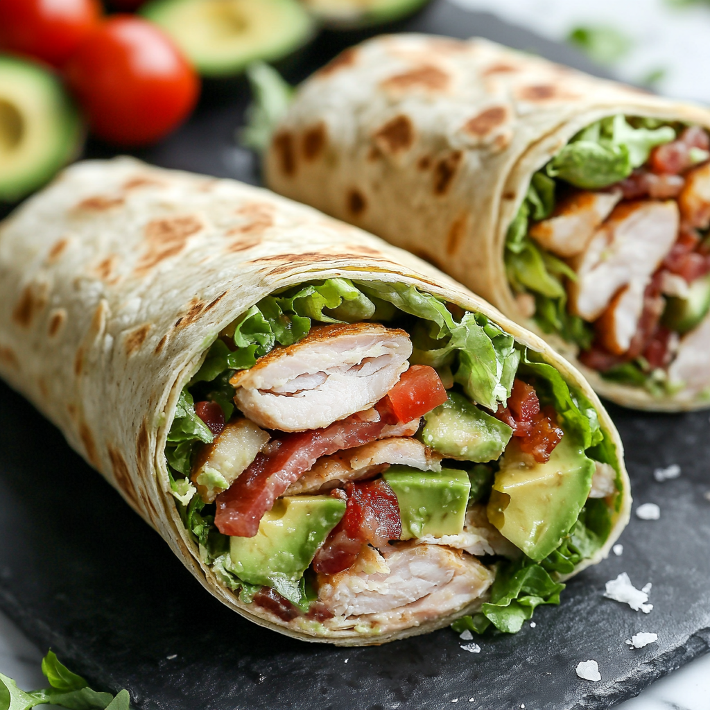 California Turkey Club Wraps