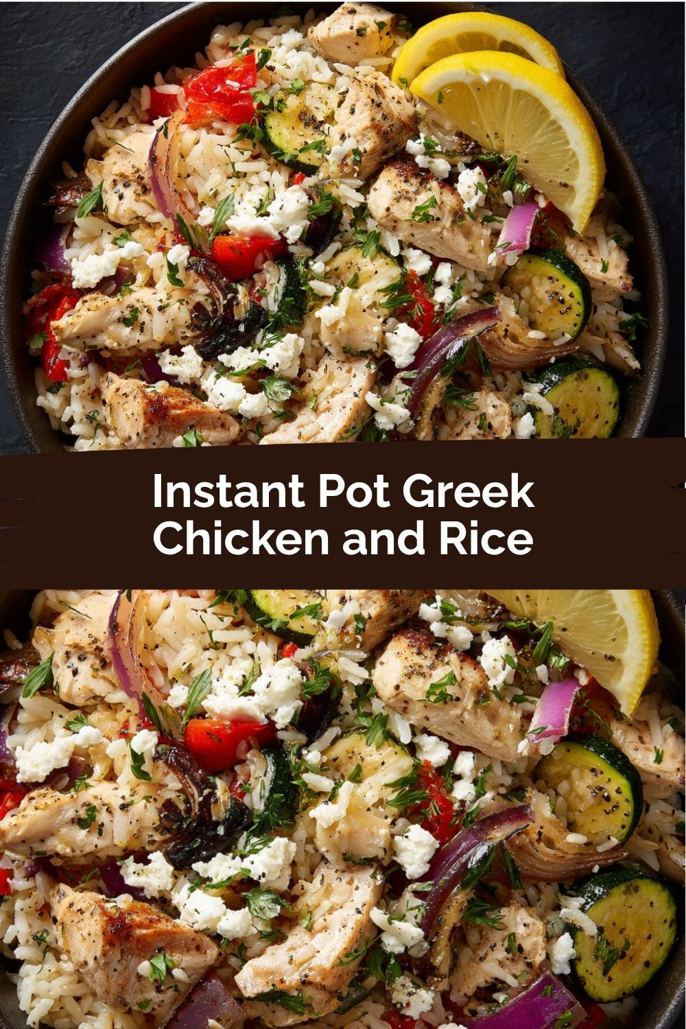 Instant Pot Greek Chicken and Rice - The Comfort Spoon