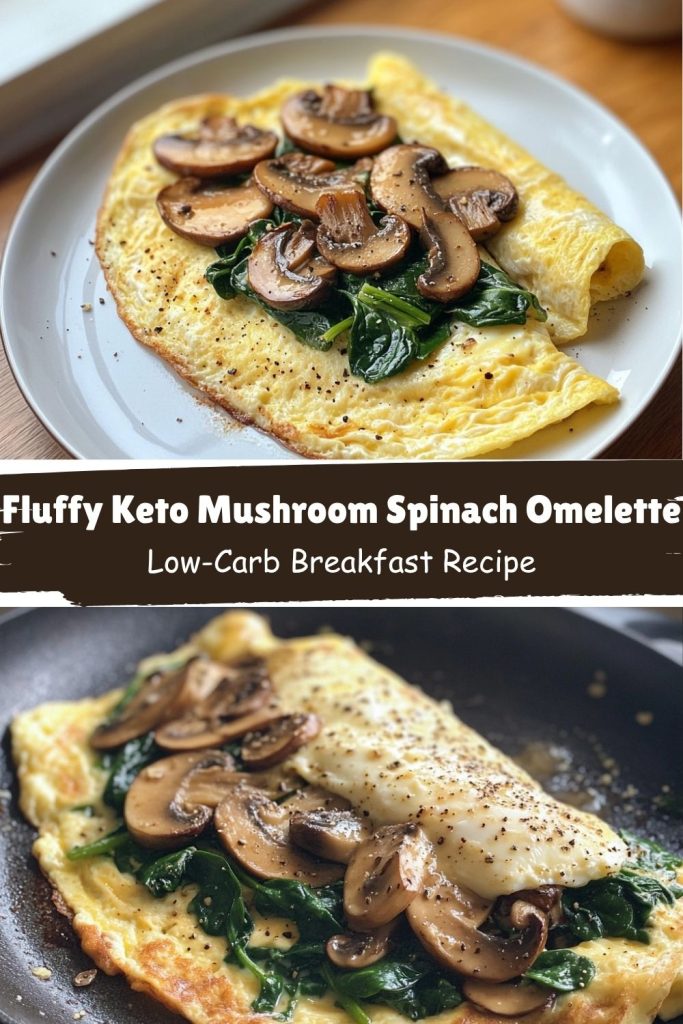 Mushroom & Spinach Omelette