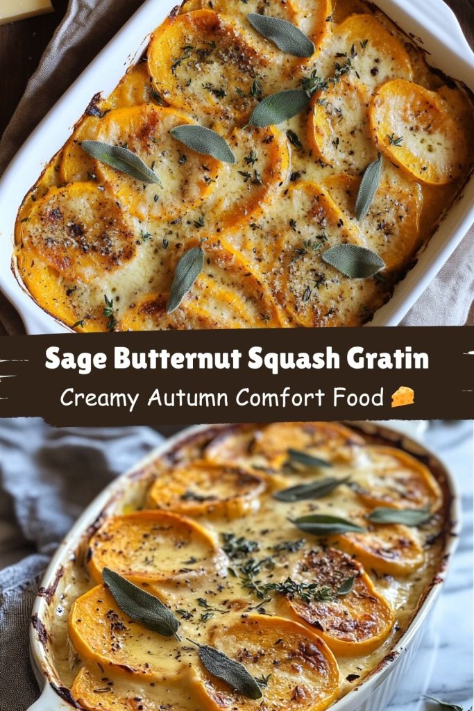 Sage Butternut Squash Gratin