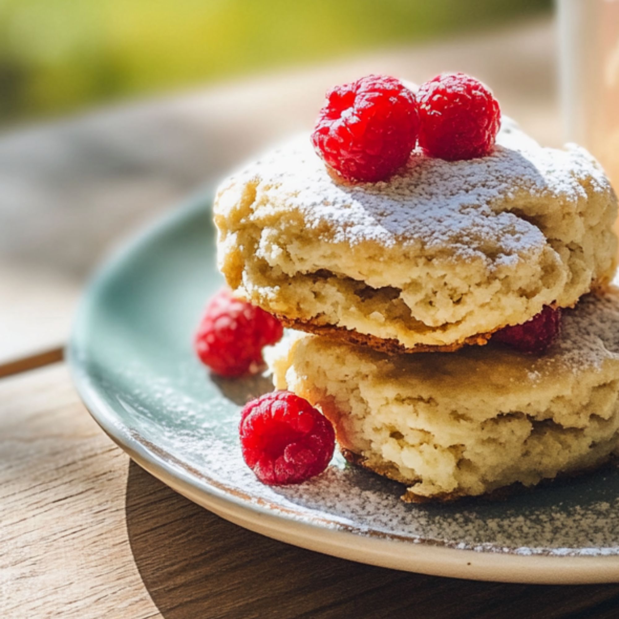 Raspberry Almond Scones