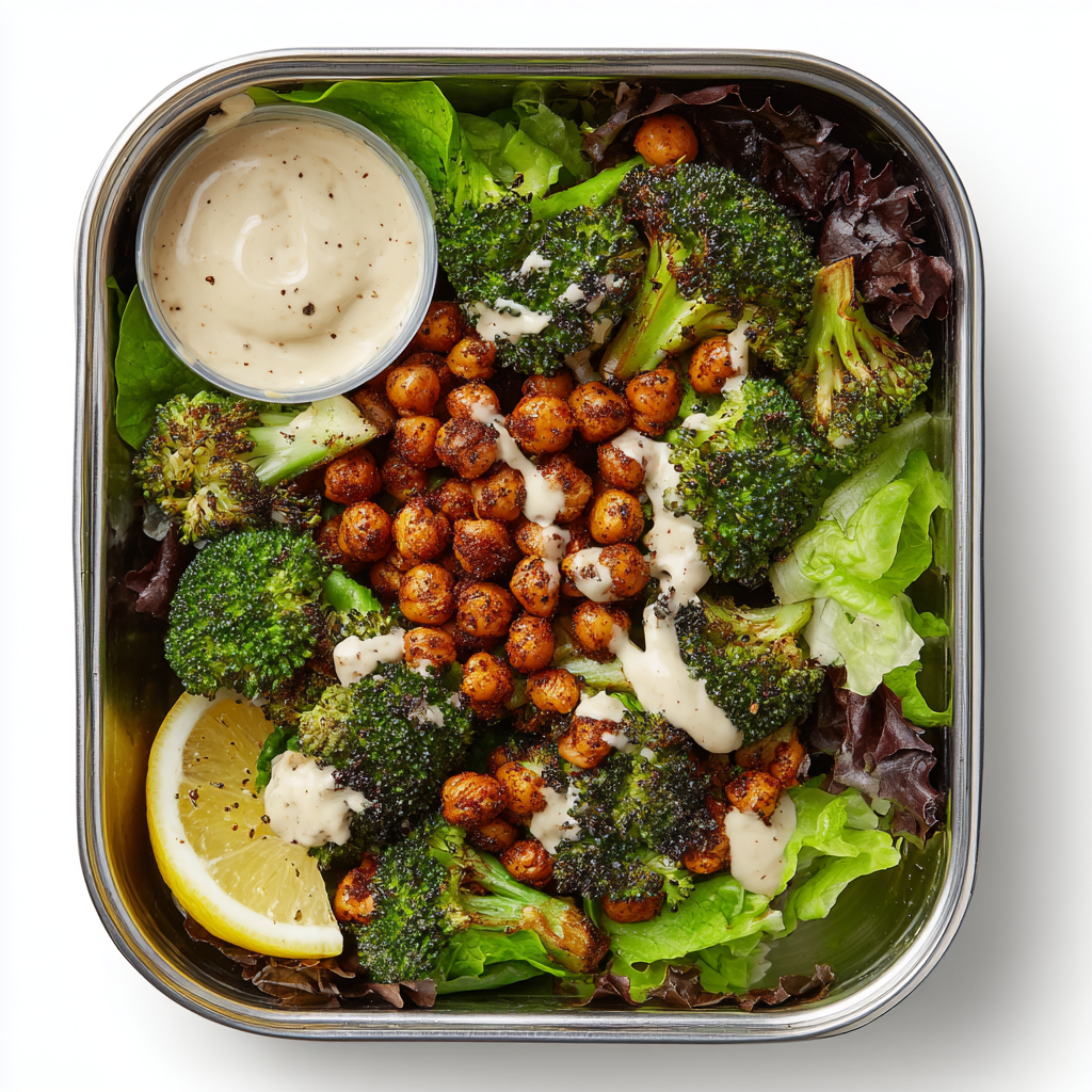 Crispy Broccoli & Chickpea Power Box
