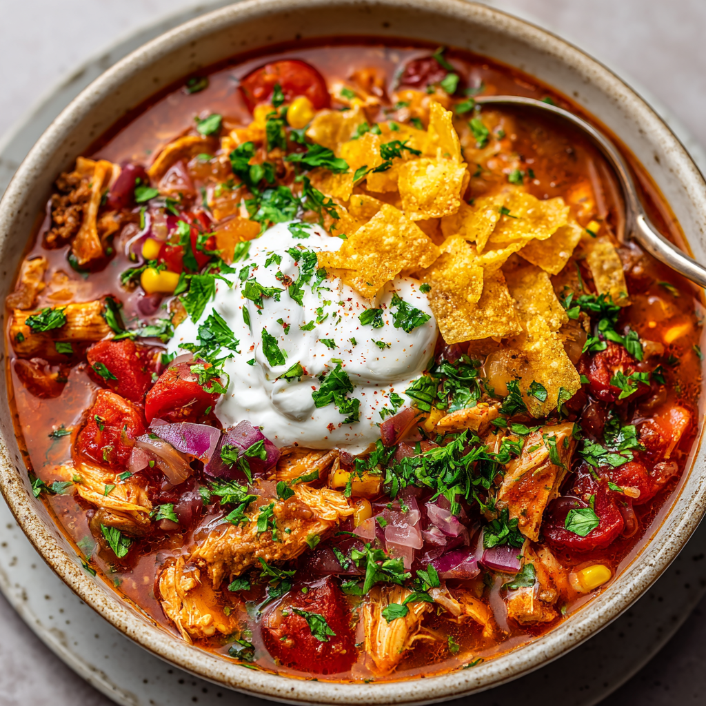 Dump & Go Crockpot Taco Soup