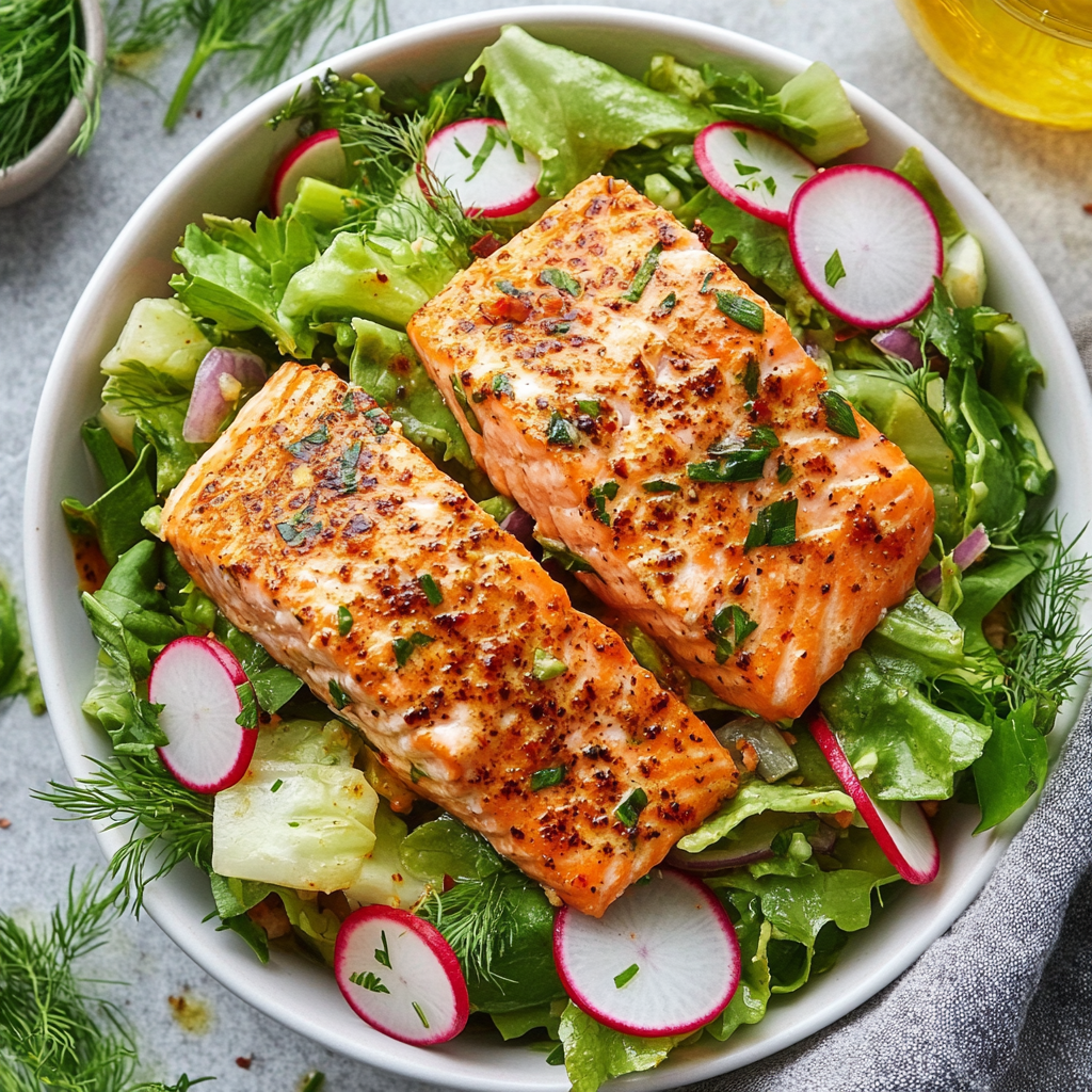Flaky Salmon Salad