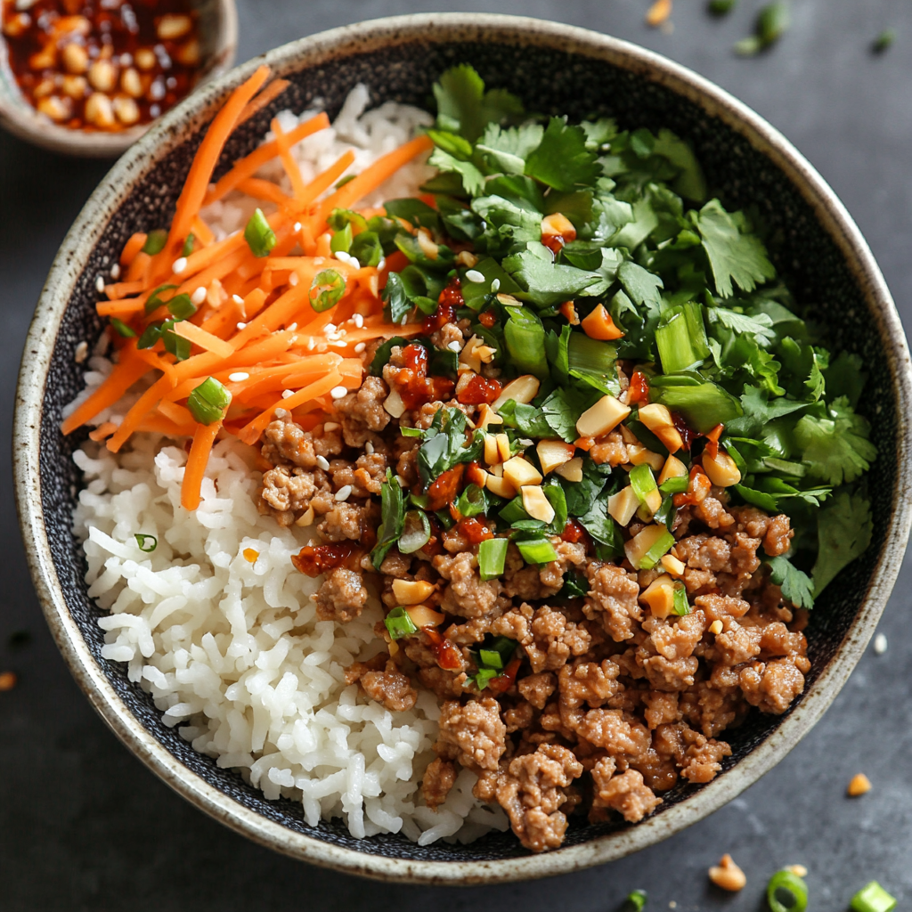 Ground Turkey Rice Bowls