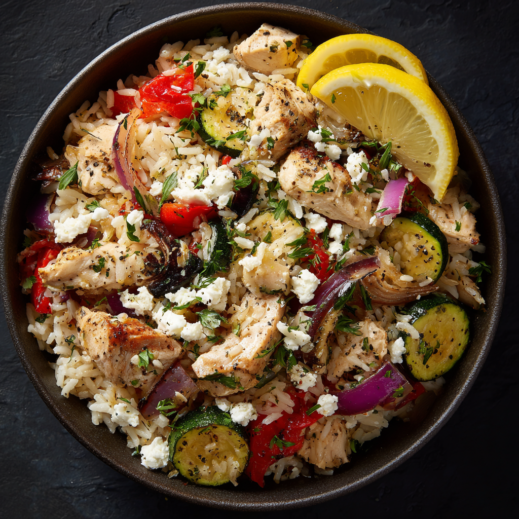 Instant Pot Greek Chicken and Rice