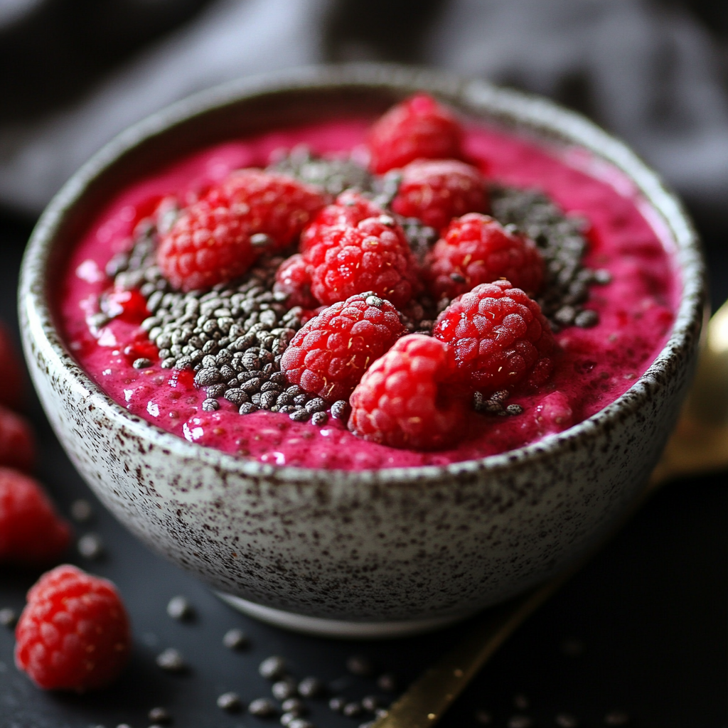 Raspberry Chia Pudding