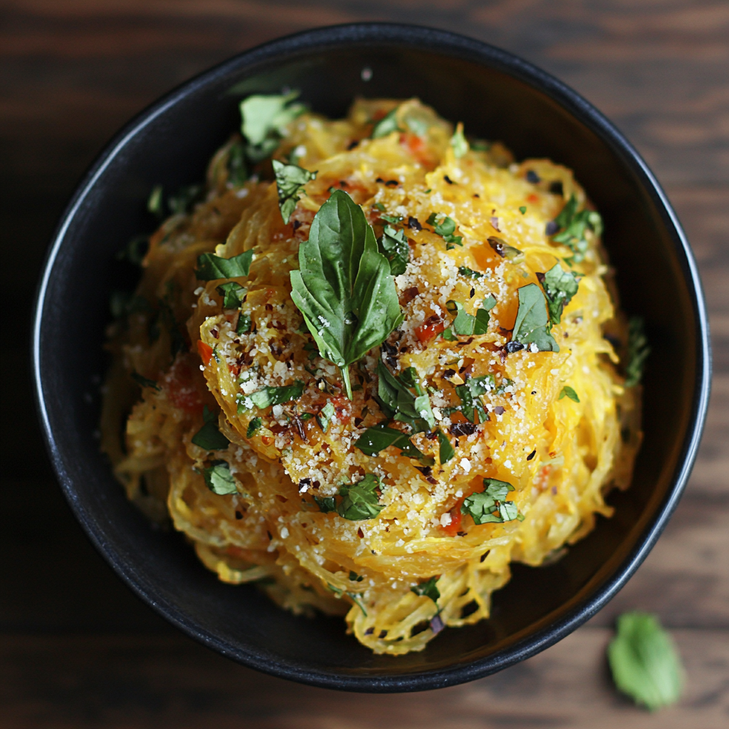 Spicy Spaghetti Squash Noodles
