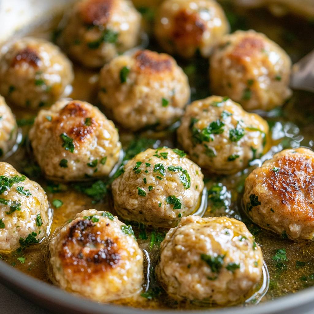 Chicken Piccata Meatballs