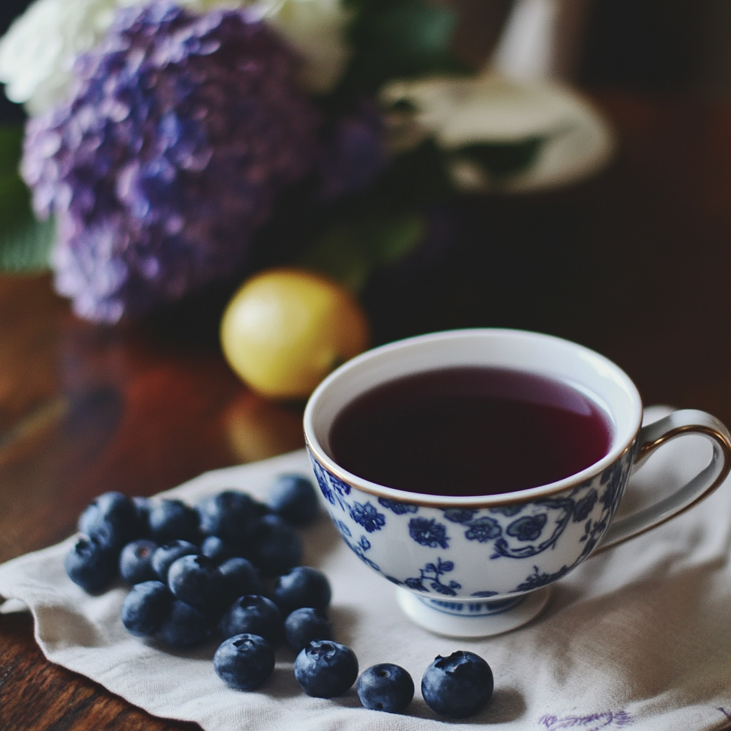 Refreshing Blueberry Tea