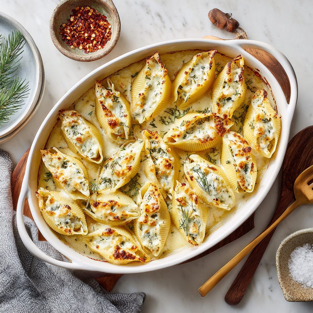 Butternut Squash Stuffed Shells