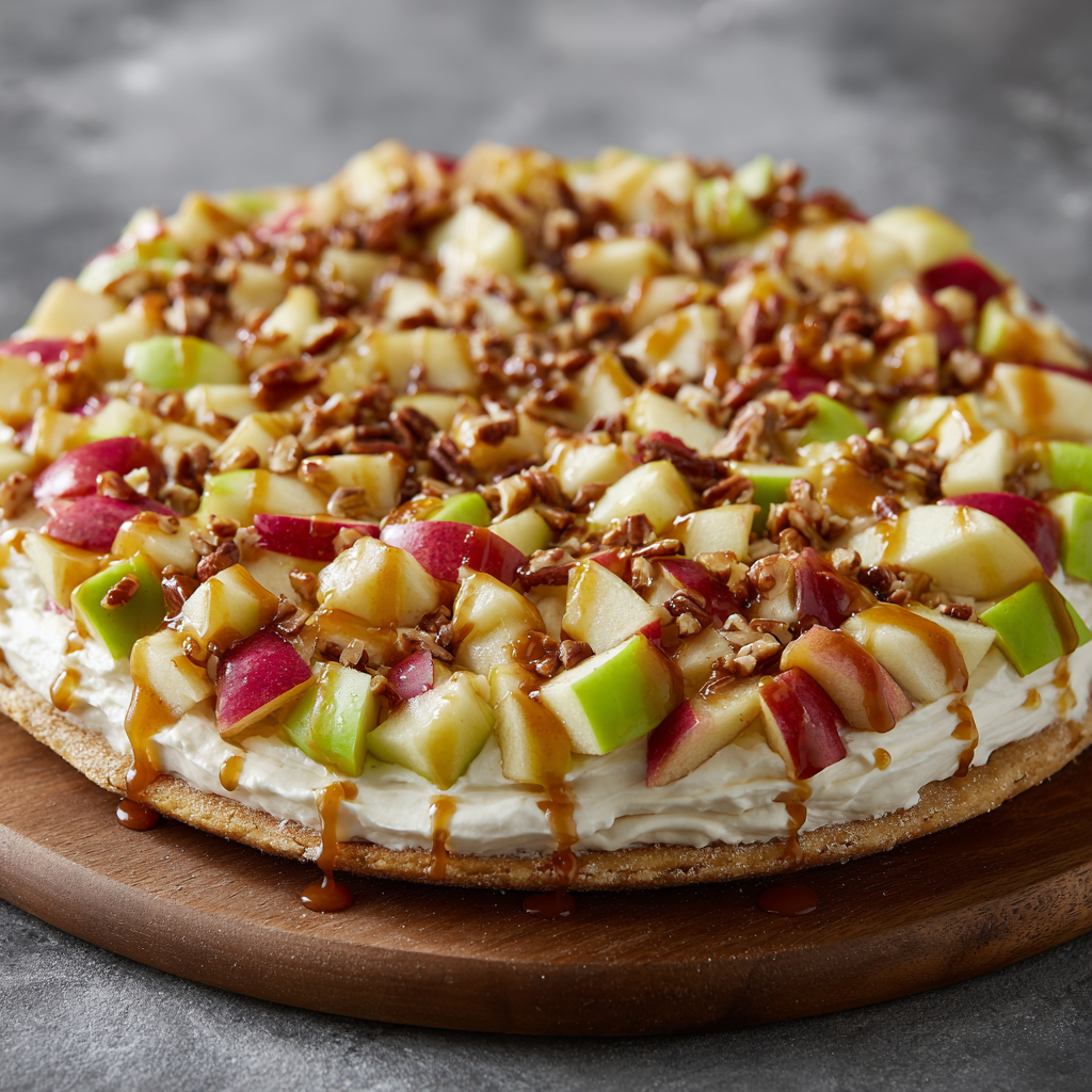 Caramel Apple Fruit Pizza
