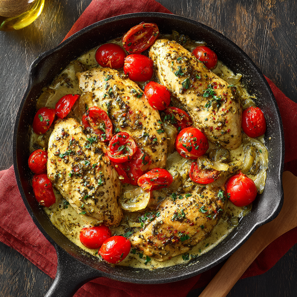 Creamy Pesto Chicken