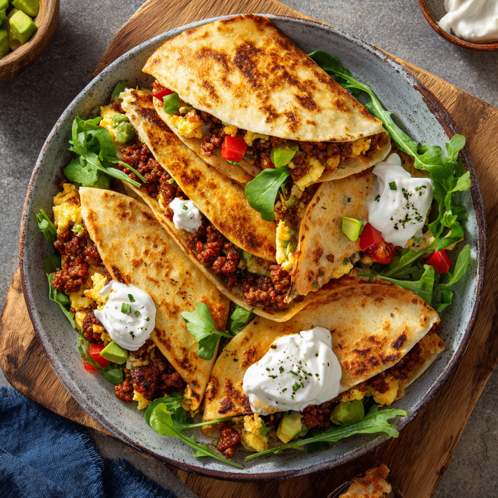 Pumpkin & Maple Breakfast Quesadillas