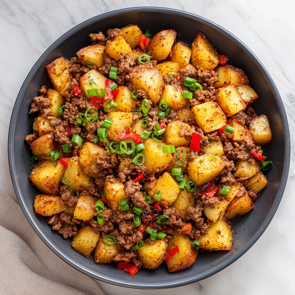 Ground Beef and Rice Skillet Dinner