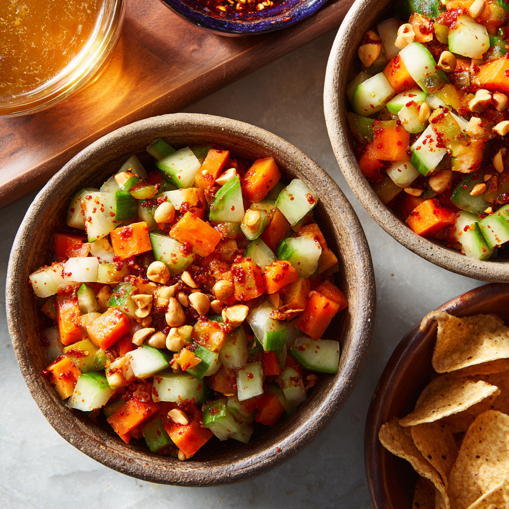 Mexican Party Snack Cup with Cucumber