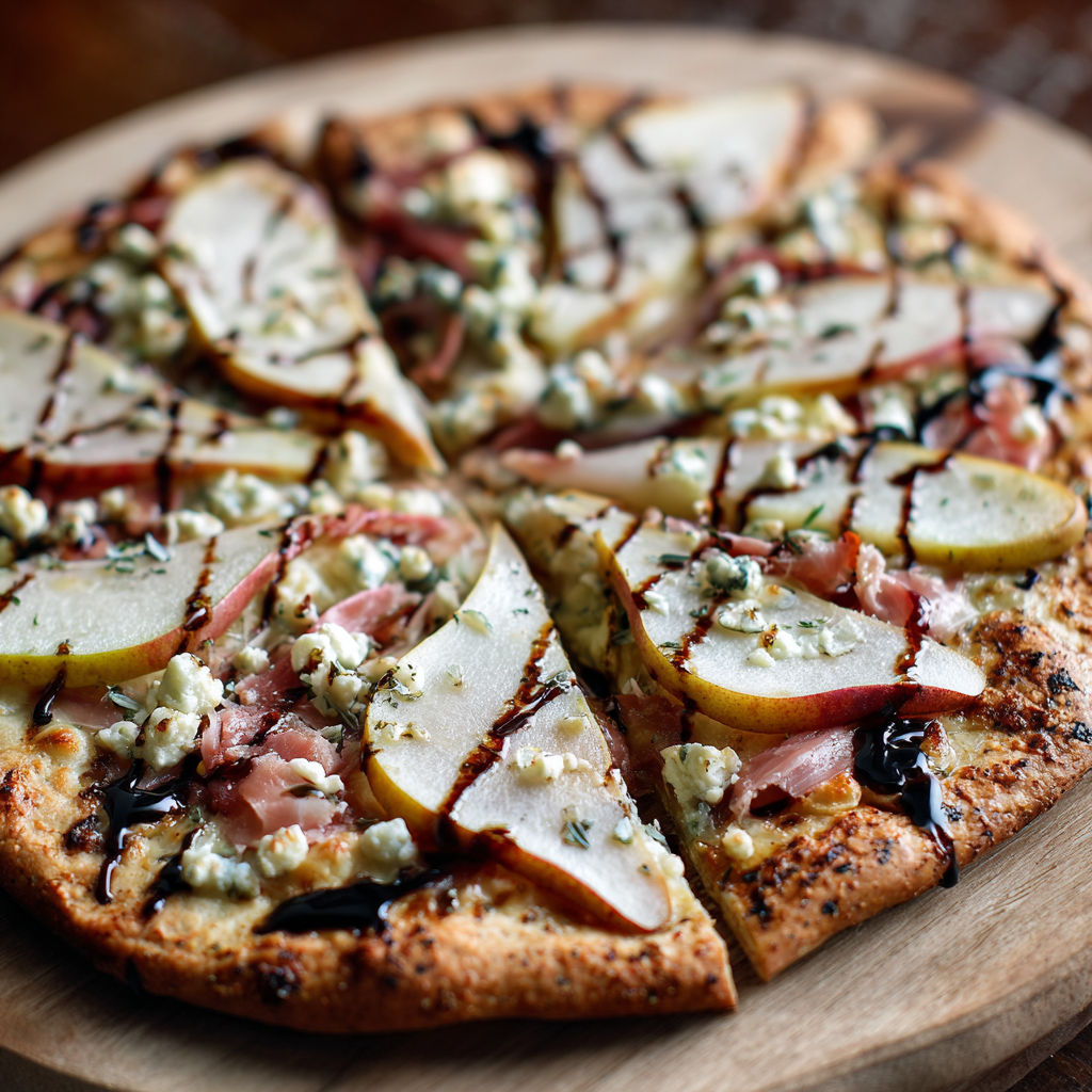 Prosciutto & Blue Cheese Pizza with Whole Wheat Crust