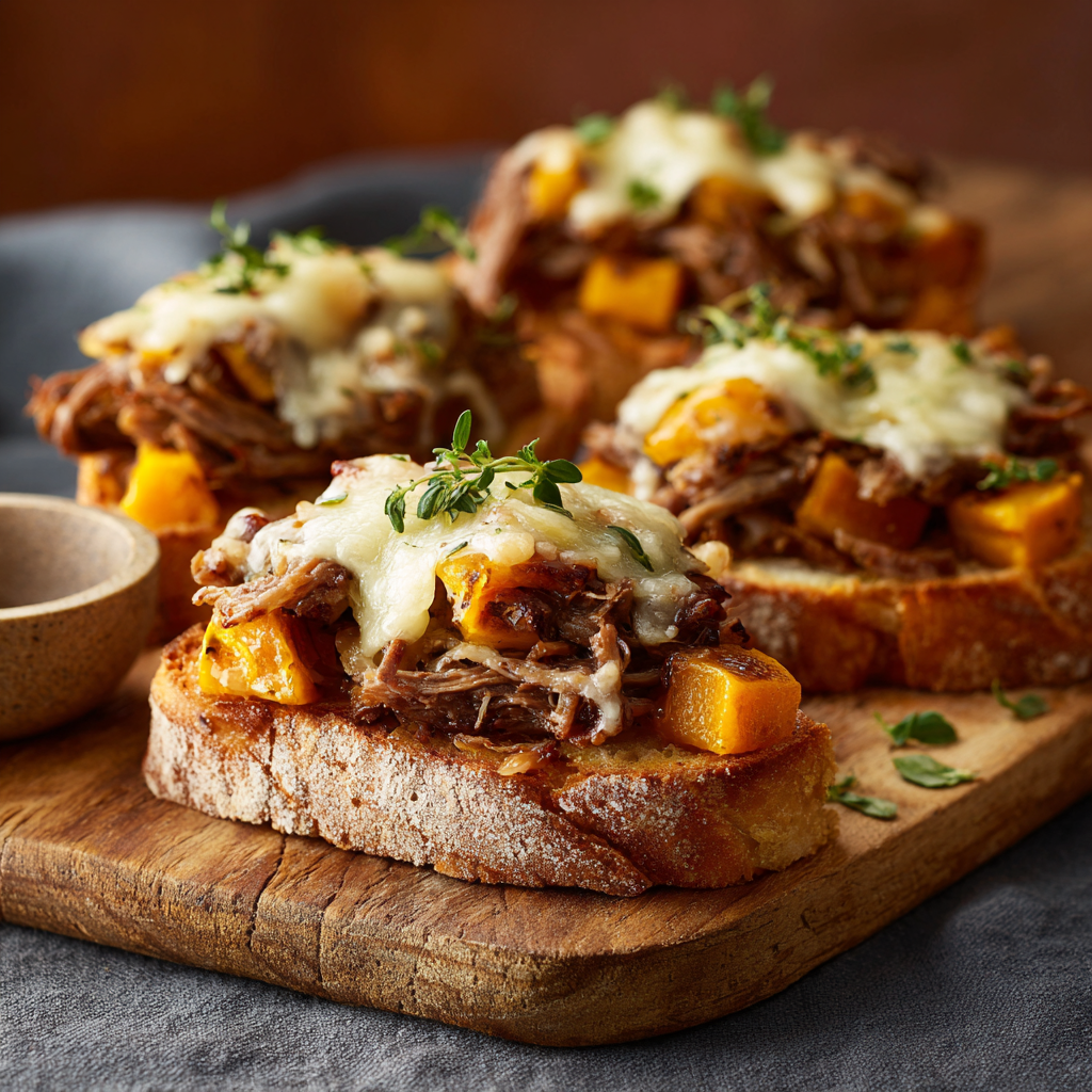 Pumpkin Brisket Melts
