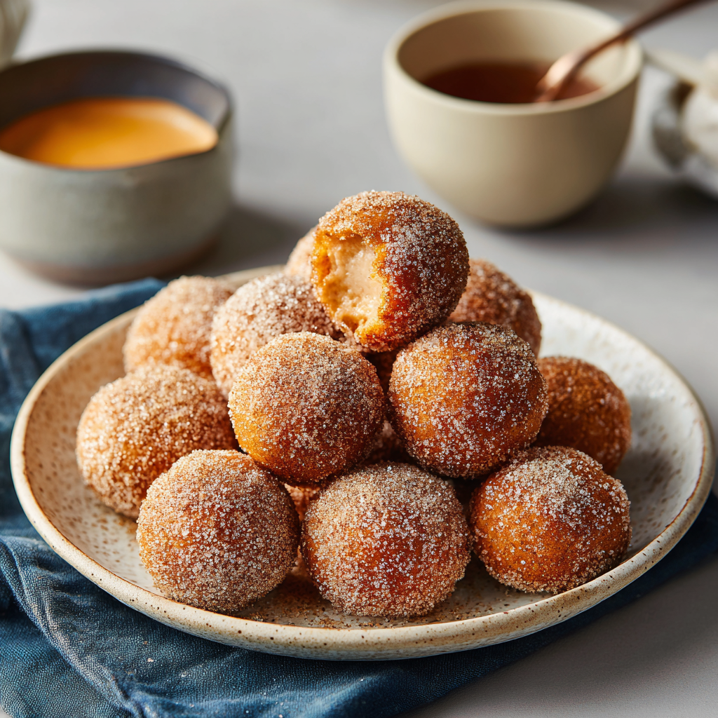 Pumpkin Donut Holes