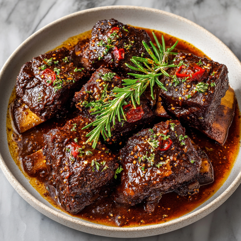 Savory Balsamic Beef Short Ribs