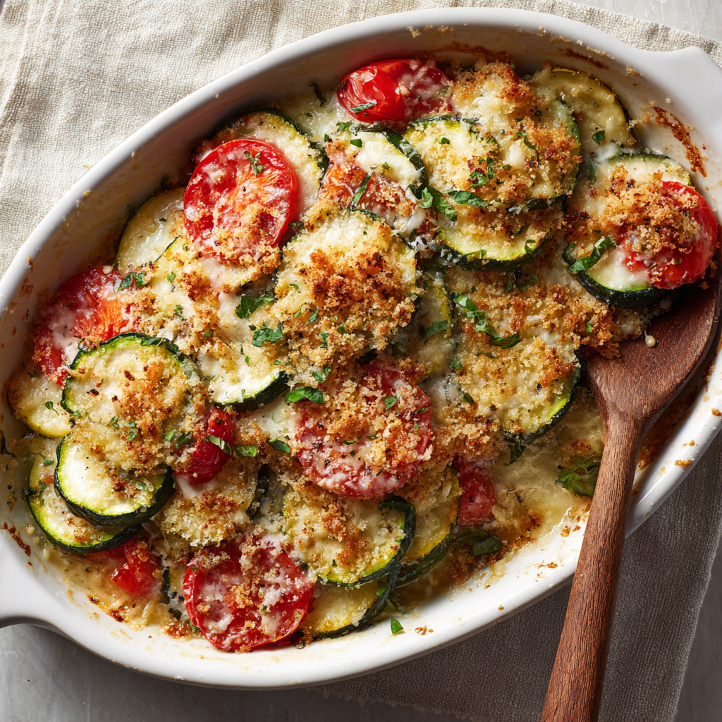 Zucchini and Tomato Gratin