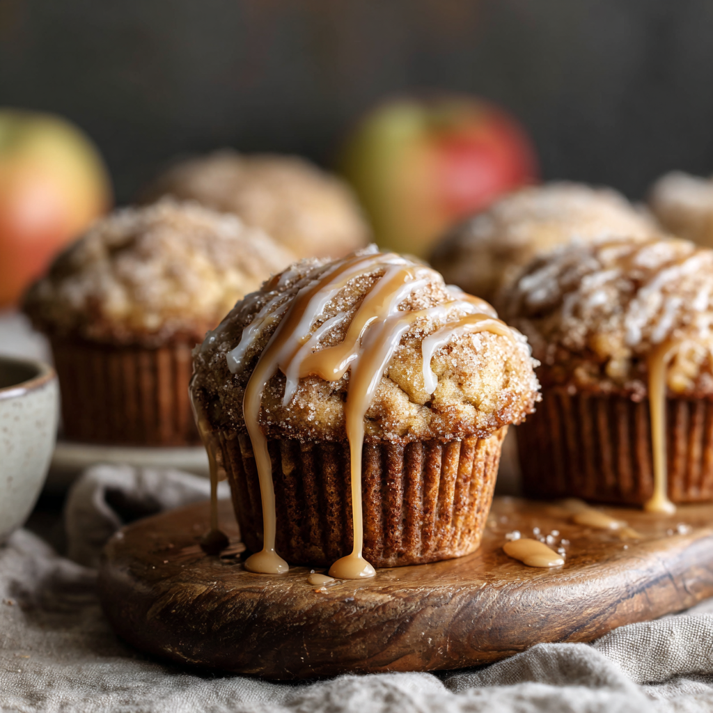 Maple Glazed Donut Muffins