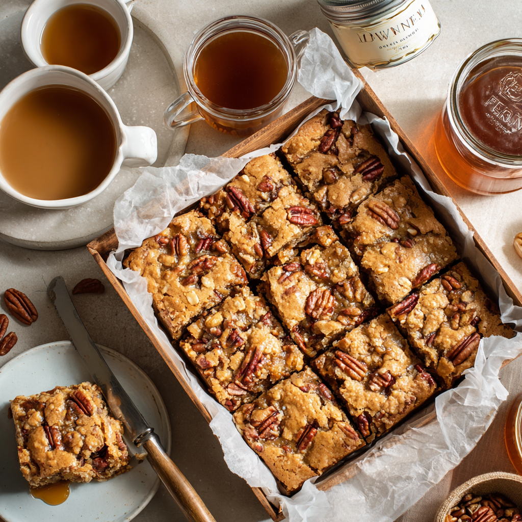 Brown Butter Pecan Blondies