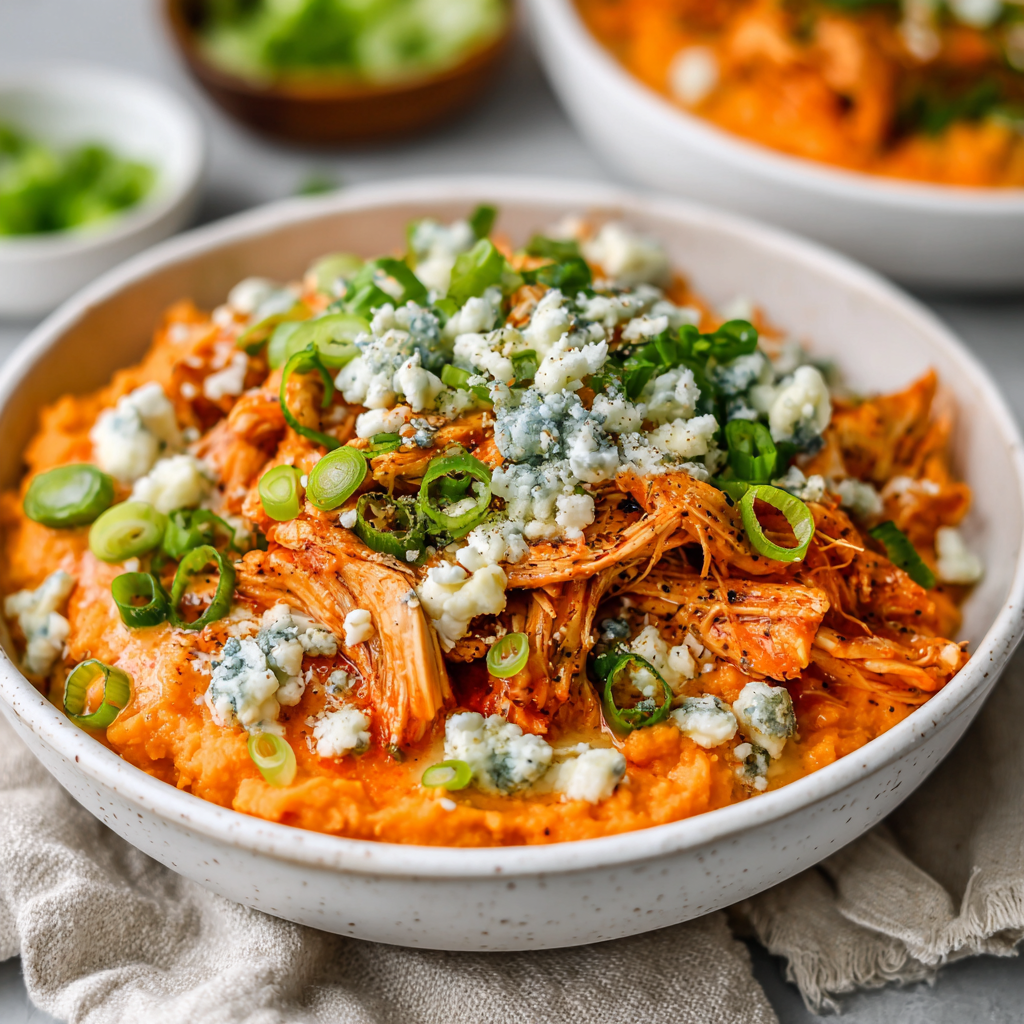 Creamy Buffalo Ranch Chicken Bowls