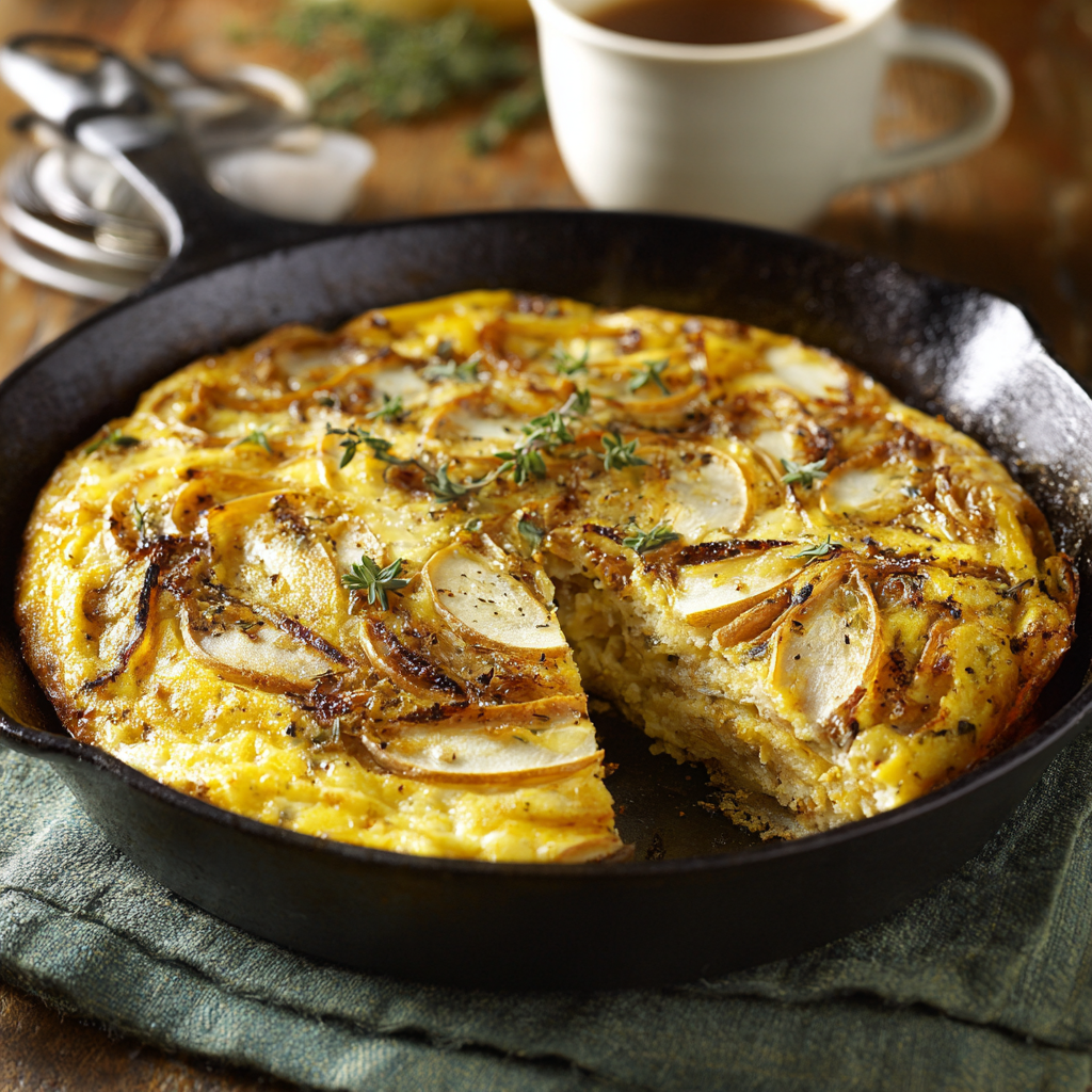 Caramelized Onion & Apple Frittata