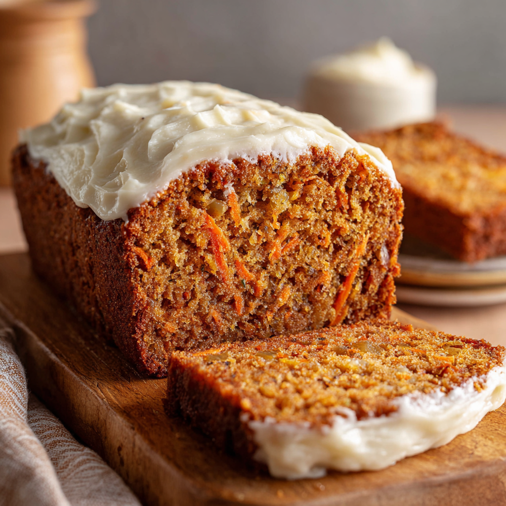 Carrot Cake Loaf with Pineapple