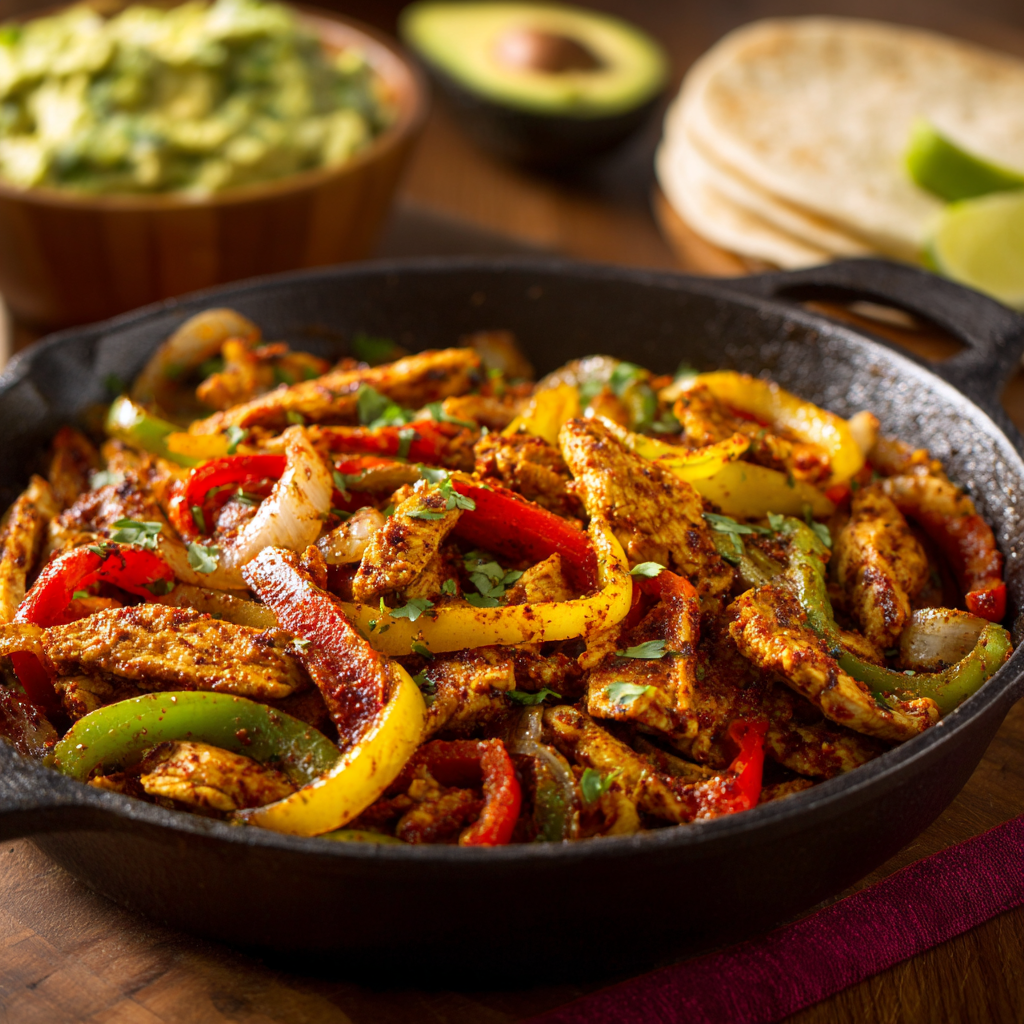 Chicken & Veggie Fajita Skillet