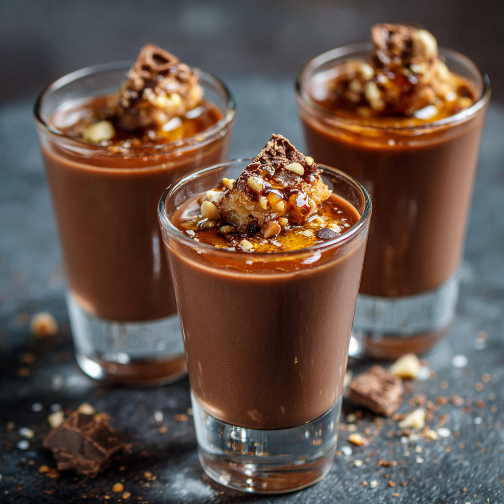 Chocolate Mousse Shot Glasses