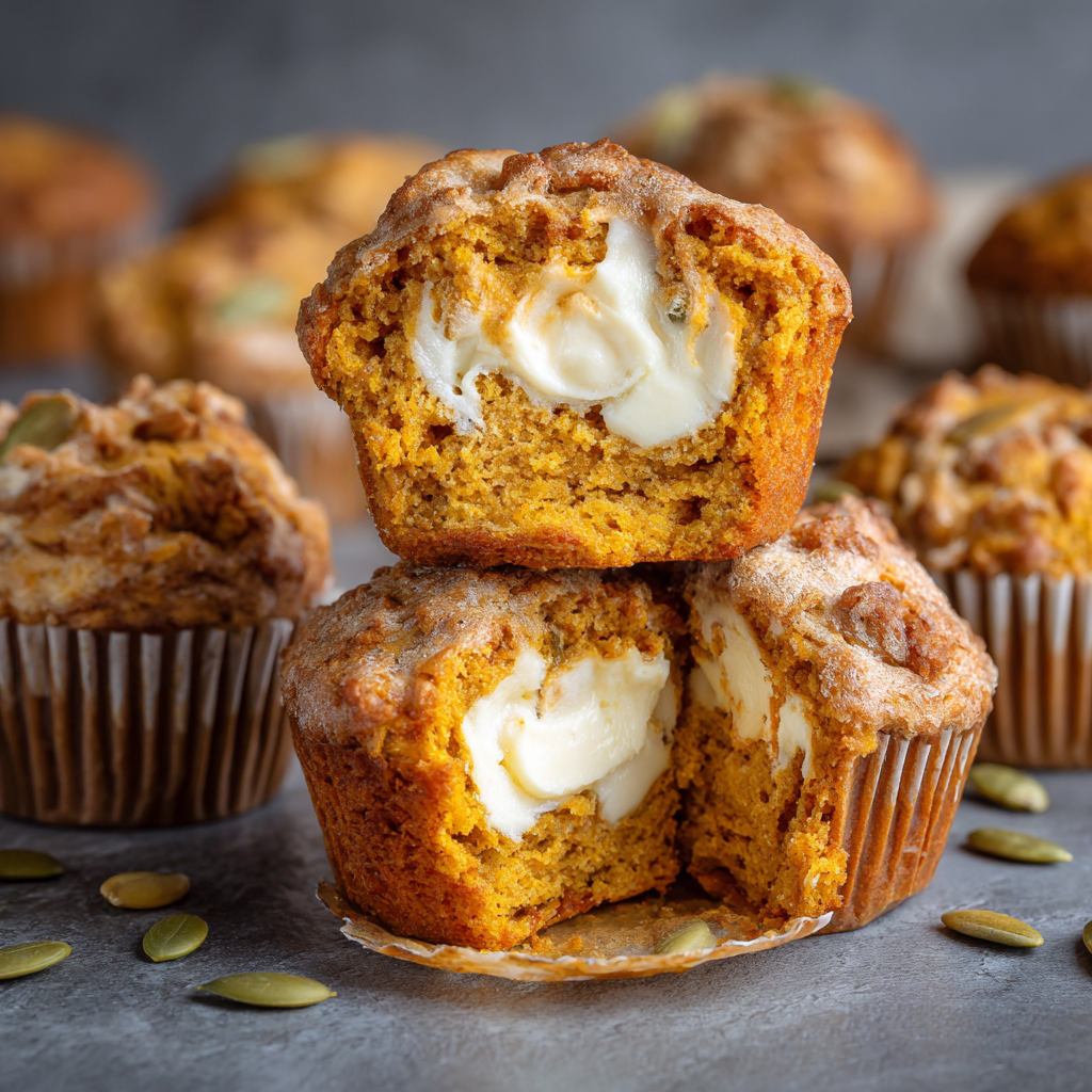Copycat Starbucks Pumpkin Cream Cheese Muffins