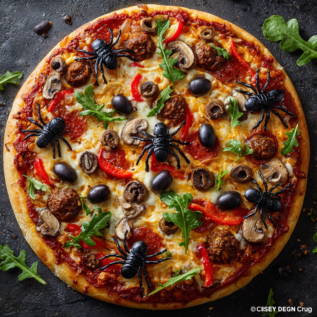 Creepy Crawly Pizza
