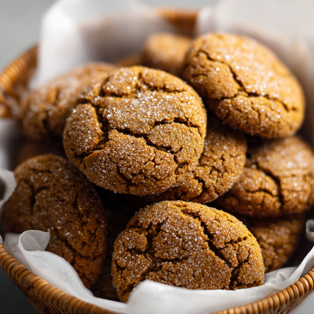 Ginger Molasses Cookies