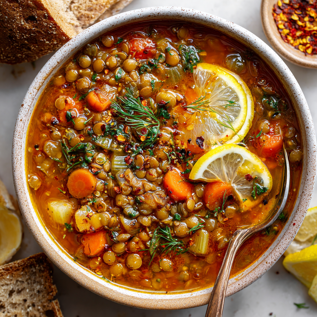 Mediterranean Lentil Soup
