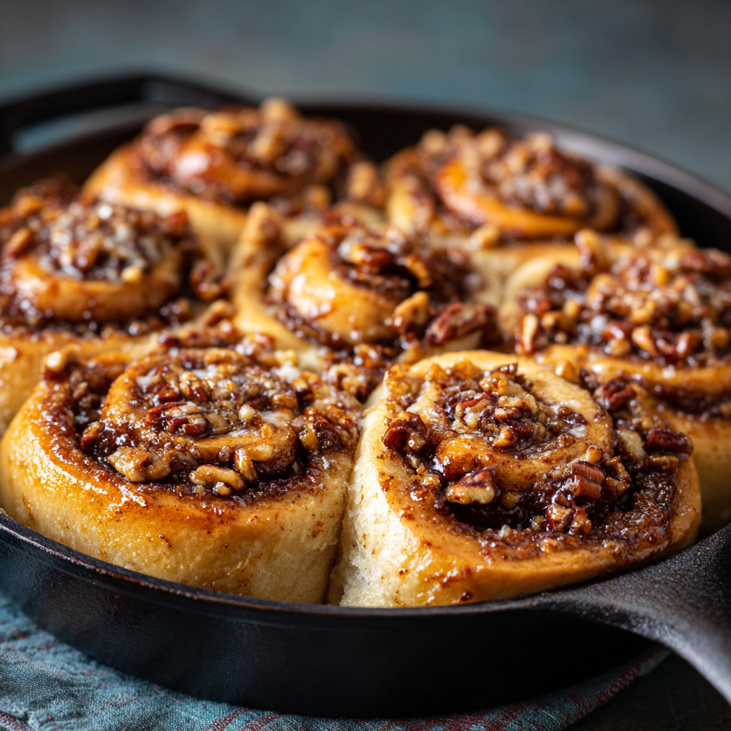 Pecan Pie Cinnamon Rolls
